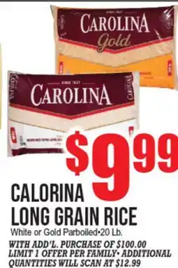 Extra Supermarket CALORINA LONG GRAIN RICE offer