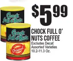 Extra Supermarket CHOCK FULL O' NUTS COFFEE offer