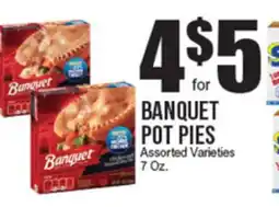 Extra Supermarket BANQUET POT PIES offer