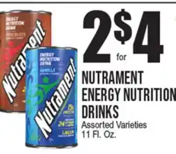 Extra Supermarket NUTRAMENT ENERGY NUTRITION DRINKS offer