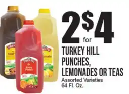 Extra Supermarket TURKEY HILL PUNCHES, LEMONADES OR TEAS offer