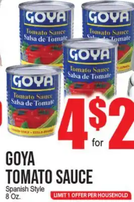 Extra Supermarket GOYA TOMATO SAUCE offer