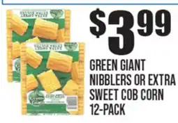 Extra Supermarket GREEN GIANT NIBBLERS OR EXTRA SWEET COB CORN offer