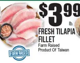 Extra Supermarket FRESH TILAPIA FILLET offer