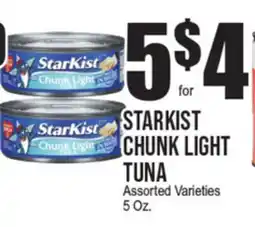 Extra Supermarket STARKIST CHUNK LIGHT TUNA offer