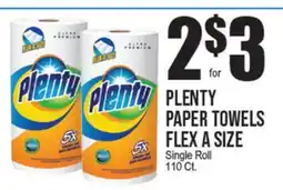 Extra Supermarket PLENTY PAPER TOWELS FLEX A SIZE offer