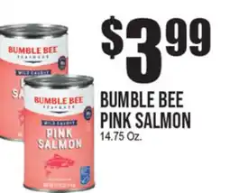 Extra Supermarket BUMBLE BEE PINK SALMON offer