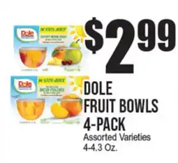 Extra Supermarket DOLE FRUIT BOWLS offer