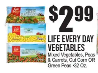 Extra Supermarket LIFE EVERY DAY VEGETABLES offer