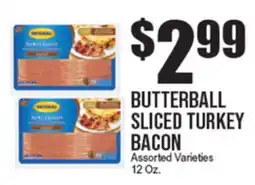 Extra Supermarket BUTTERBALL SLICED TURKEY BACON offer