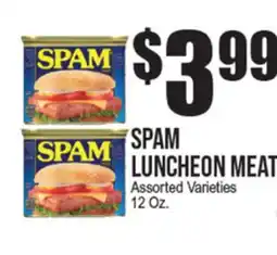 Extra Supermarket SPAM LUNCHEON MEAT offer