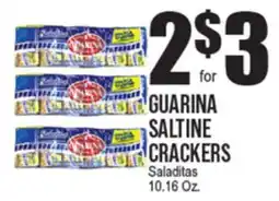 Extra Supermarket GUARINA SALTINE CRACKERS offer