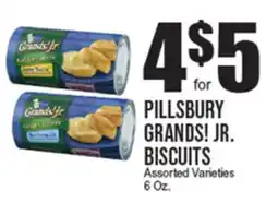 Extra Supermarket PILLSBURY GRANDS! JR. BISCUITS offer