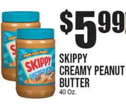 Extra Supermarket SKIPPY CREAMY PEANUT BUTTER offer