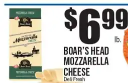 Extra Supermarket BOAR'S HEAD MOZZARELLA CHEESE offer