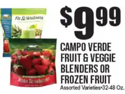 Extra Supermarket CAMPO VERDE FRUIT & VEGGIE BLENDERS OR FROZEN FRUIT offer