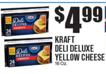 Extra Supermarket KRAFT DELI DELUXE YELLOW CHEESE offer