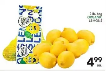 Pete's Fresh Market 2 lb. bag ORGANIC LEMONS offer