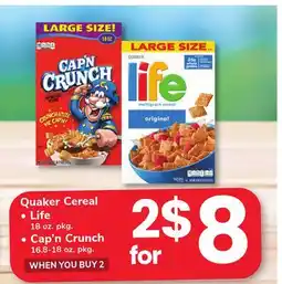 ACME Quaker Cereal offer