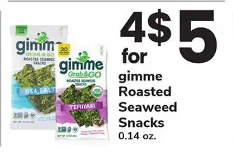 ACME gimme Roasted Seaweed Snacks offer