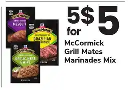 ACME McCormick Grill Mates Marinades Mix offer