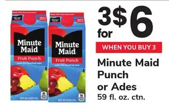 ACME Minute Maid Punch or Ades offer