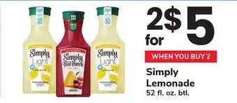 ACME Simply Lemonade offer