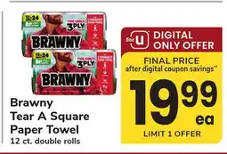 ACME Brawny Tear A Square Paper Towel offer