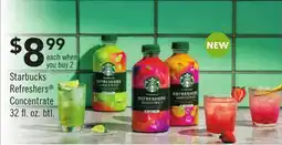ACME Starbucks Refreshers Concentrate offer
