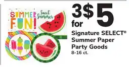 ACME Signature SELECT Summer Paper Party Goods offer