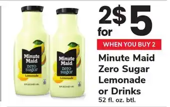 ACME Minute Maid Zero Sugar Lemonade or Drinks offer