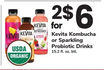 ACME Kevita Kombucha or Sparkling Probiotic Drinks offer