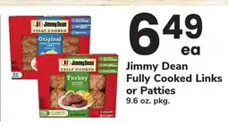ACME Jimmy Dean Fully Cooked Links or Patties offer