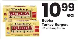 ACME Bubba Turkey Burgers offer