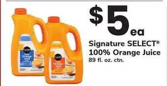 ACME Signature SELECT 100% Orange Juice offer