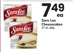 ACME Sara Lee Cheesecakes offer