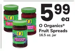 ACME O Organics Fruit Spreads offer