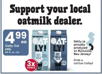 ACME Oatly Oat Milk offer
