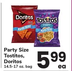 ACME Party Size Tostitos, Doritos offer