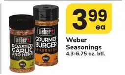 ACME Weber Seasonings offer