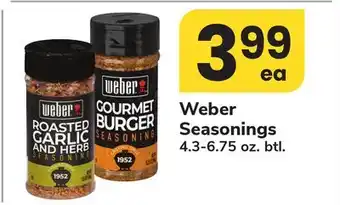 ACME Weber Seasonings offer