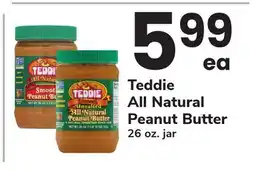 ACME Teddie All Natural Peanut Butter offer