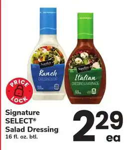 ACME Signature SELECT Salad Dressing offer