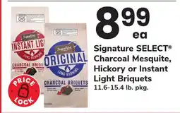 ACME Signature SELECT Charcoal Mesquite, Hickory or Instant Light Briquets offer