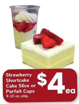 ACME Strawberry Shortcake Cake Slice or Parfait Cups offer