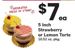 ACME 5 Inch Strawberry or Lemon Torte offer