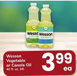 ACME Wesson Vegetable or Canola Oil offer