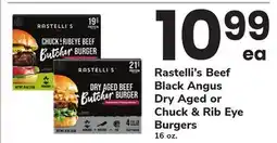 ACME Rastelli's Beef Burgers Angus Dry Aged or Chuck & Rib Eye offer