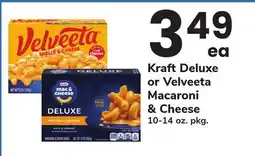 ACME Kraft Deluxe or Velveeta Macaroni & Cheese offer