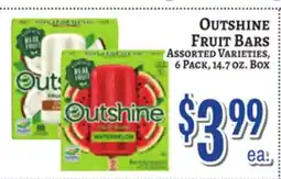 Trade Fair Supermarket OUTSHINE FRUIT BARS offer